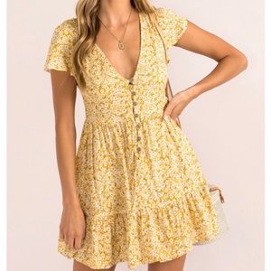 Sundae Muse Floral Mini Dress